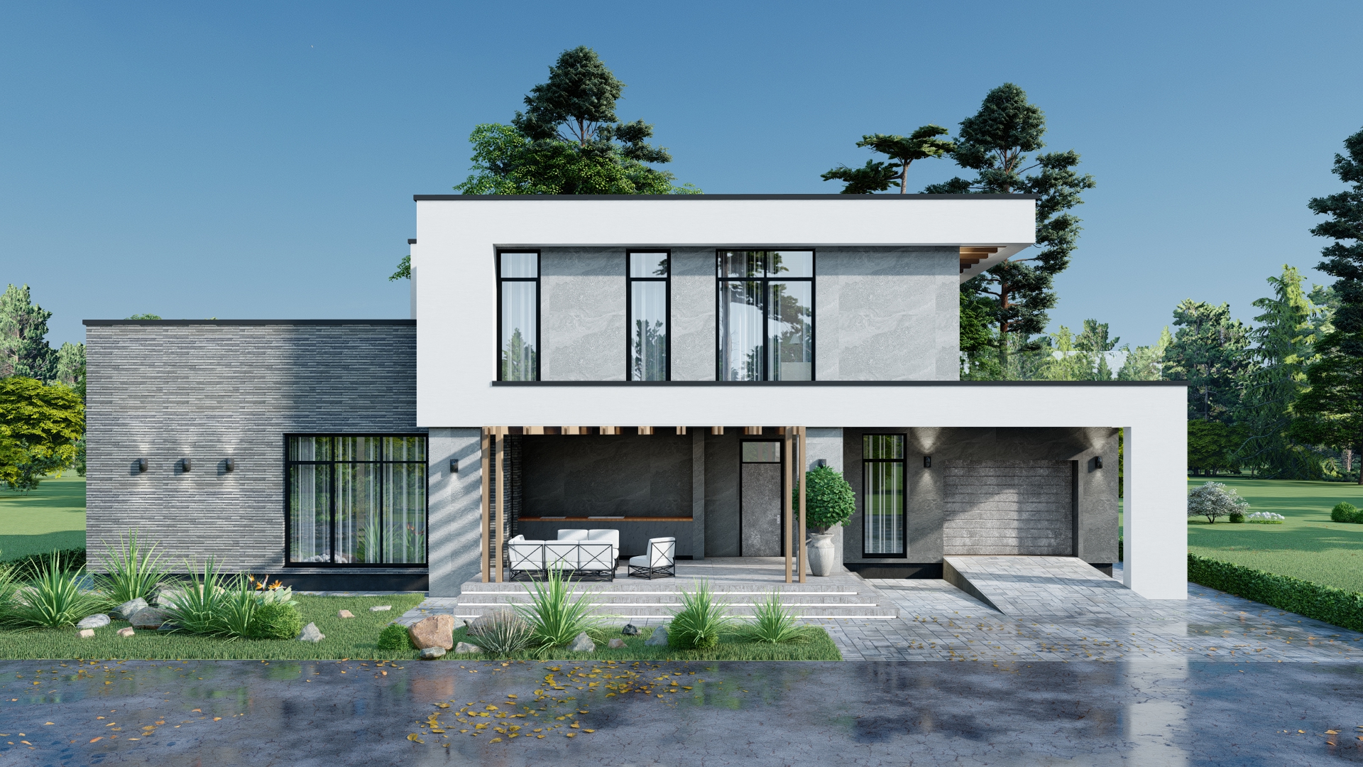 Этажи: 2
Спальни: 4
С/У: 2
Зона барбекю
---
240 кв.м.