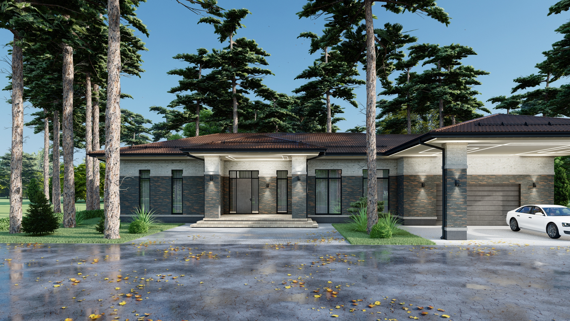 Этажи:1
Спальни: 2
С/у: 3
Спортзал
Зона отдыха
---
315 кв.м.